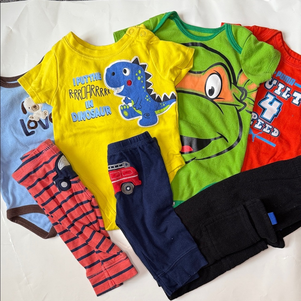 Assorted Baby Onesies and Pants Bundle 3-6months